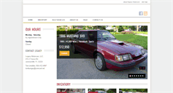 Desktop Screenshot of legacymotorcarsllc.com